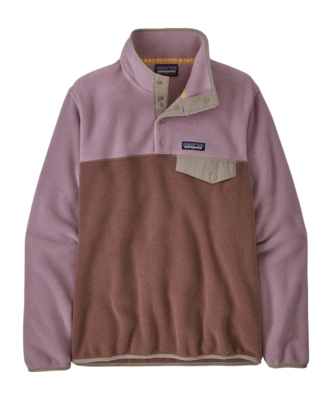 Pull Patagonia Femme LW Synch Snap-T PO Dulse Mauve
