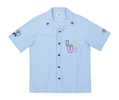 Chemise NN07 Homme Julio SS Ashley Bleu