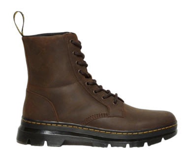 Bottes Dr. Martens Men Combs Cuir Dark Brown Crazy Horse