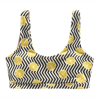 Bikinitop OAS Women Black Lemon Sport