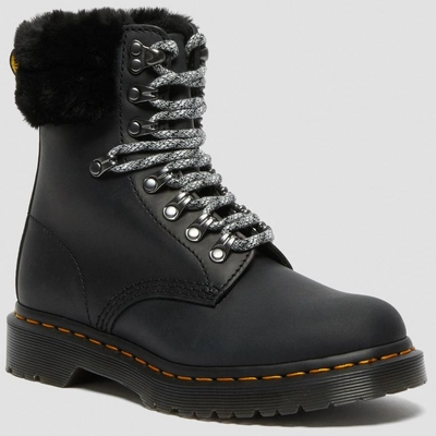 Dr. Martens Women 1460 Serena Collar Black Streeter