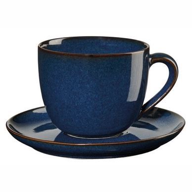 Cappuccino Cup & Saucer ASA Selection Saisons Midnight Blue