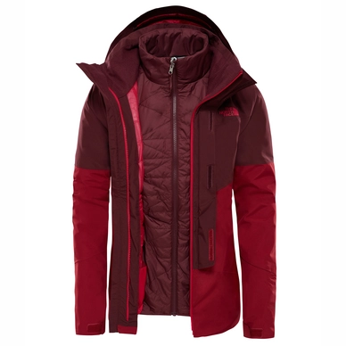 Jas The North Face Women Garner Triclimate 3 in 1 Jacket Rumba Red Fig