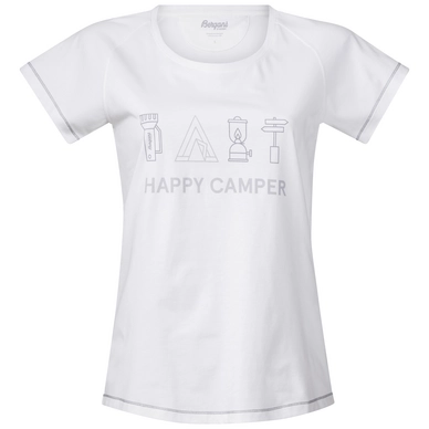 T-Shirt Bergans Happy Camper Tee Weiß Damen