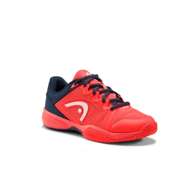 Tennisschuh HEAD Revolt Pro 2.5 Neon Red Dark Blue Kinder