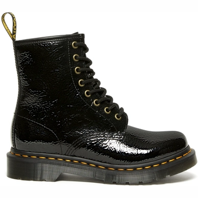 Dr. Martens Women 1460 Black Distressed Patent