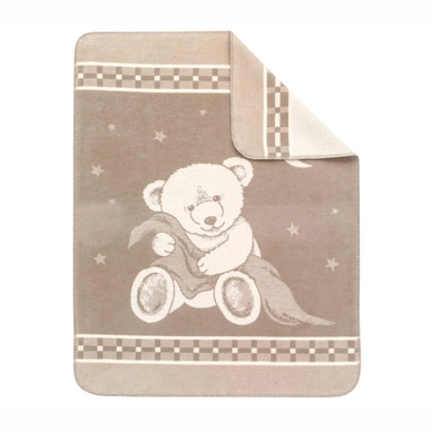 Jacquard Plaid Ibena Kuschelkind Nounours