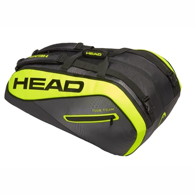 Tennis Bag HEAD Tour Team Extreme 12R Monstercombi Black Neon Yellow