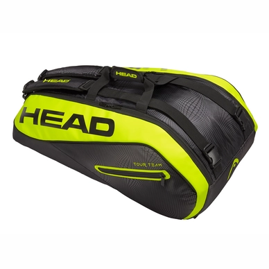 Tennistasche HEAD Tour Team Extreme 9R Supercombi Schwarz Neon Gelb