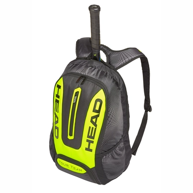 Tennisrugzak HEAD Tour Team Extreme Backpack Black Neon Yellow