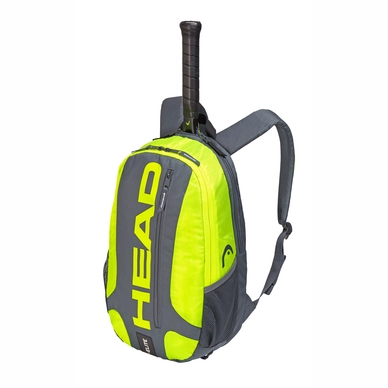 Tennisrucksack HEAD Elite Backpack Grey Neon Yellow