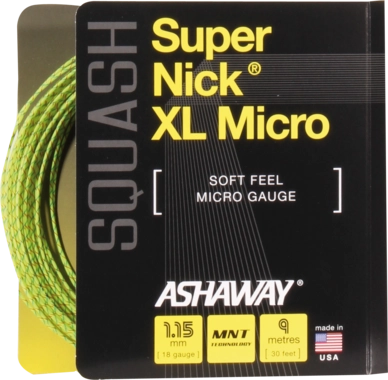 Squashsnaar Ashaway SuperNick XL Micro   (1,15mm/9m)