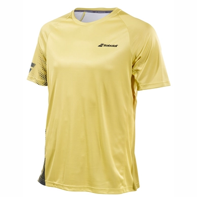 T-shirt Babolat Boys Performance Crew Neck Tee Dark Yellow Black