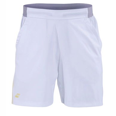 Tennisbroek Babolat Boys Performance Short White Dark Yellow