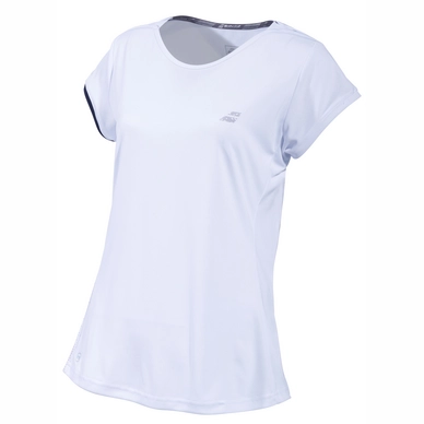 T-shirt Babolat Girls Performance Cap Sleeve Top White Silver