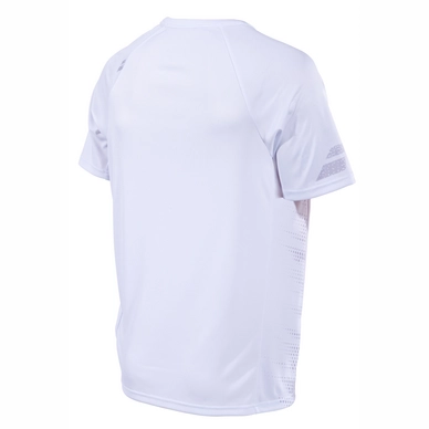 Tennisshirt Babolat Men Performance Crew Neck Tee White Silver