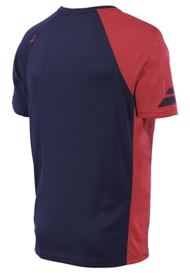 Tennisshirt Babolat Men Performance Crew Neck Tee Black Salsa