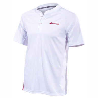 Polo Babolat Homme Performance Polo White Salsa