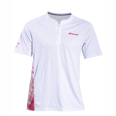 Polo Babolat Men Performance Polo White Salsa