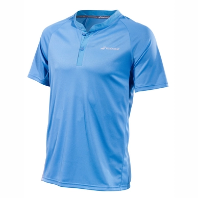 Polo Babolat Hommes Performance Polo Parisian Blue Silver