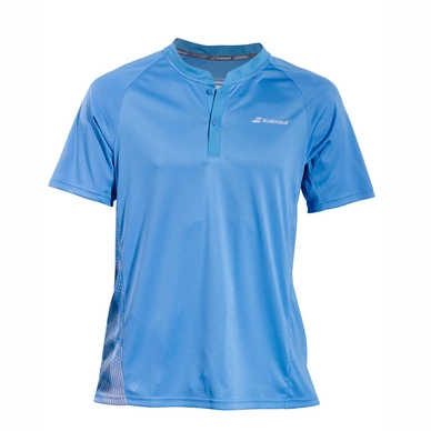 Polo Babolat Men Performance Polo Parisian Blue Silver