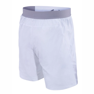 Tennisbroek Babolat Men Performance Short 7'' White Silver