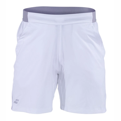 Tennisbroek Babolat Men Performance Short 7'' White Silver