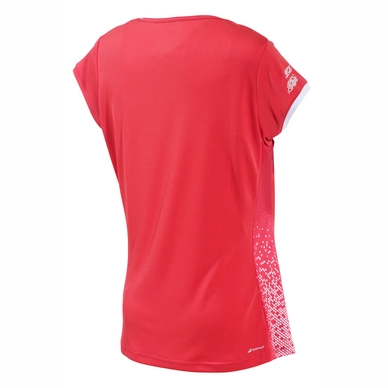Tennisshirt Babolat Women Performance Cap Sleeve Top Hibiscus