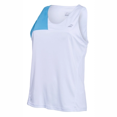 Débardur Babolat Women Performance Tank Top White Horizon Blue
