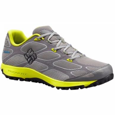 Trail Running Shoe Columbia Men's Conspiracy IV Outdry Light Grey Static Blue