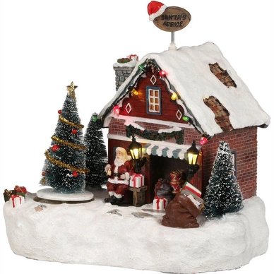 Luville Santa'S Office Battery Operated