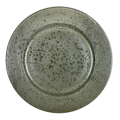 Serveerbord Bitz Stoneware Green 30 cm