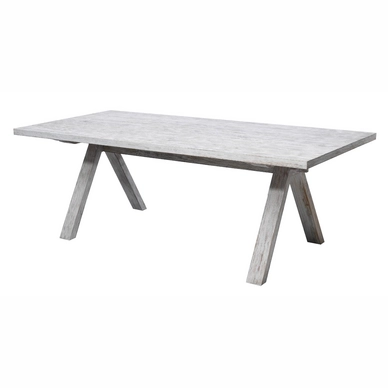 Tafel Miloo Home Kaia 220 x 100 cm Teak White Wash