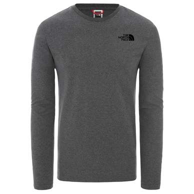 T-Shirt Manches Longues The North Face Men L/S Easy Tee Medium Grey Heather