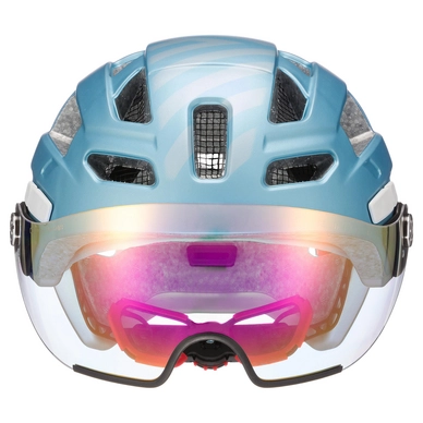 Fietshelm Uvex Finale Visor Cool Blue