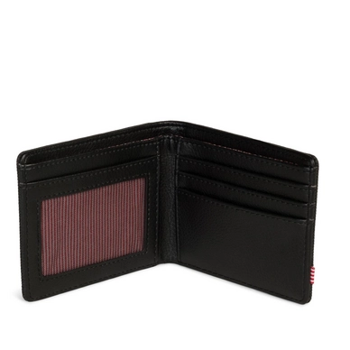 Portemonnee Herschel Supply Co. Hank Black Black Crosshatch