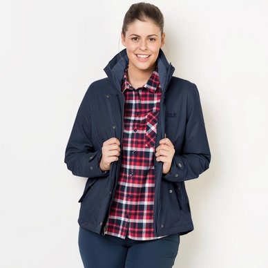Winterjas Jack Wolfskin Women Dorset Jacket Midnight Blue