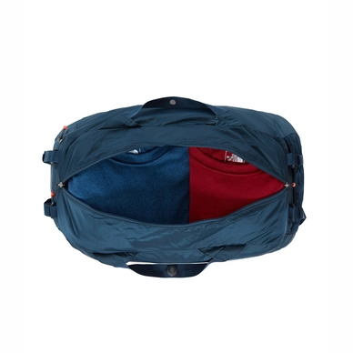 Reistas The North Face Flyweight Duffel Ink Blue Nasturtium Orange