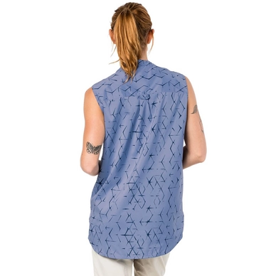 Tanktop Jack Wolfskin Women Sonora Shibori Sleeveless Dusk Blue All Over