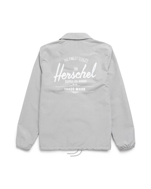 Jas Herschel Supply Co. Men's Voyage Coach Light Grey Crosshatch/White Classic Logo