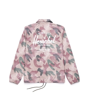 Jas Herschel Supply Co. Men's Voyage Coach Brushstroke Camo White Classic Logo