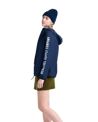 Jas Herschel Supply Co. Women's Voyage Wind Peacoat/Sleeve Print