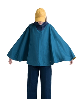 Poncho Herschel Supply Co. Women's Voyage Poncho Deep Teal/Peacoat (M/L)