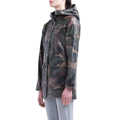 Jas Herschel Supply Co. Women's Rainwear Parka Woodland Camo