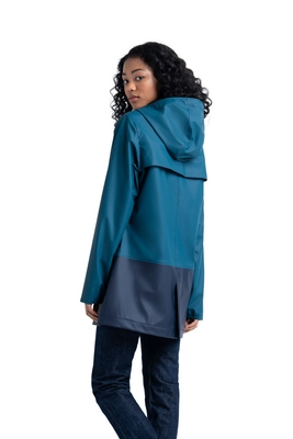 Jas Herschel Supply Co. Women's Rainwear Parka Deep Teal/Peacoat