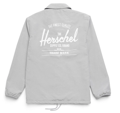 Jas Herschel Supply Co. Women's Voyage Coach Light Grey Crosshatch/White Classic Logo