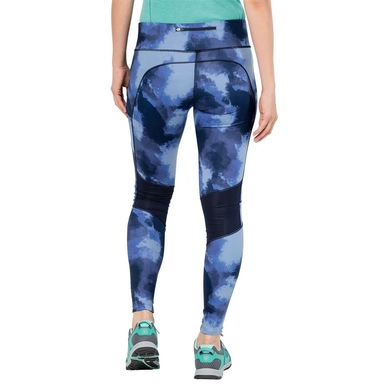Legging Jack Wolfskin Women Athletic Cloud Tights Midnight Blue All Over