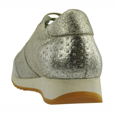 Dames Schoen JJ Footwear Bermuda Offwhite/Zilver/Wit Voetbreedte H