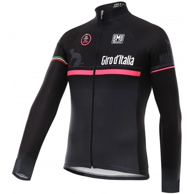 Fietsshirt Santini Giro d'Italia Maglia Nera Replica Long Sleeve Jersey 2016