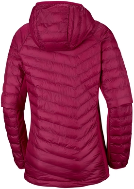 Jas Columbia Women Powder Lite Light Hooded Pomegranate
